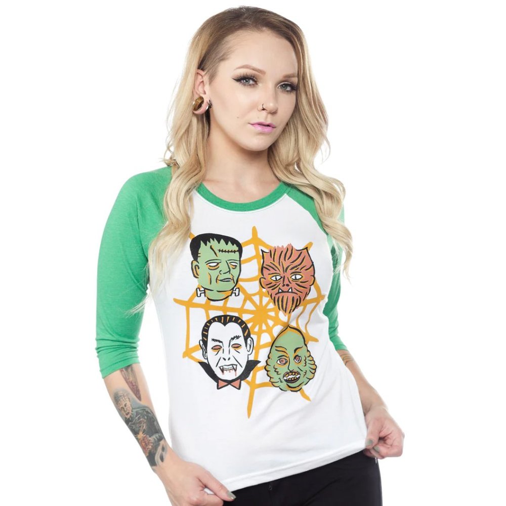 Miss Ladybug Monsters Baseball Tee